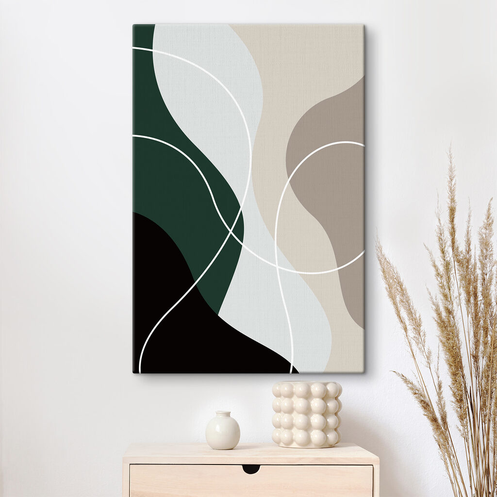 A colorful background with white lines