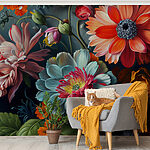 Fototapeta Żywe kwiaty w oszałamiających kolorach