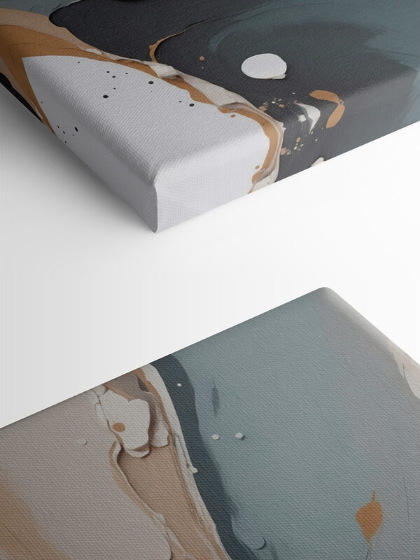 Fluid shapes in soothing earth tones Fluid shapes in soothing earth tones