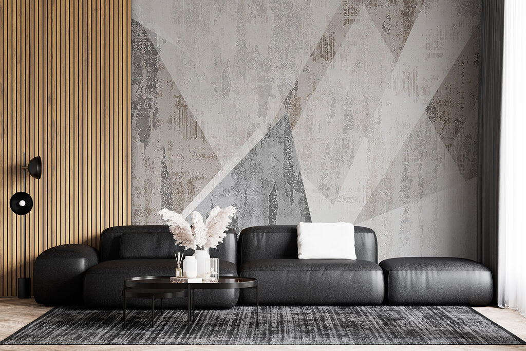 Abstract geometric texture in neutral tones