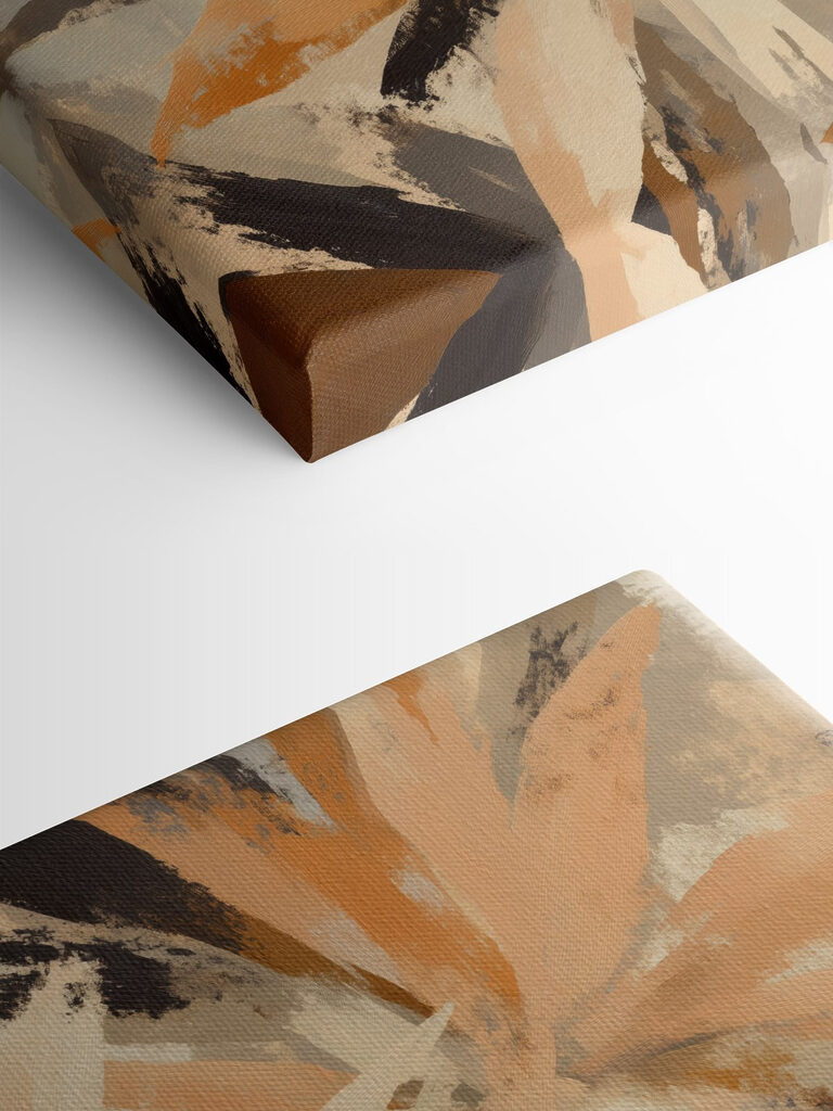 Abstract floral design in warm tones Abstract floral design in warm tones