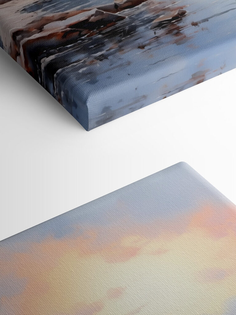 House on a rocky shore