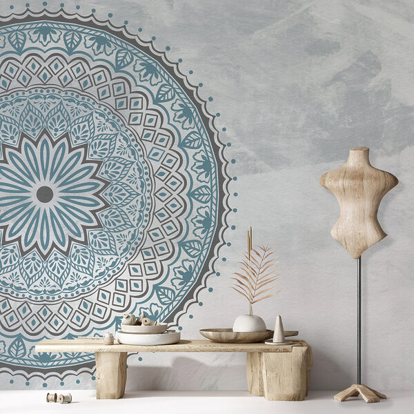 Niebiesko-szara mandala Niebiesko-szara mandala