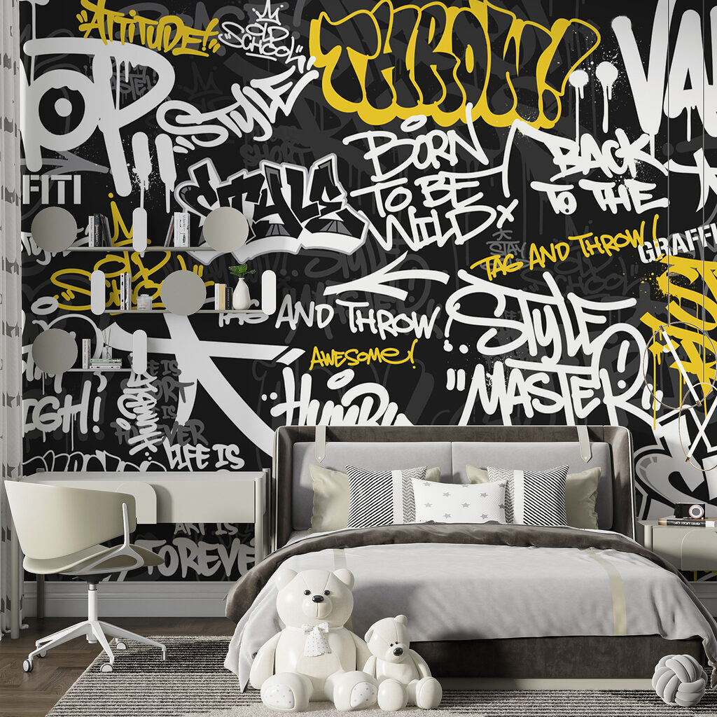 Czarno-żółte graffiti u98895pir4ms 1024x1024 - Czarno-żółte graffiti