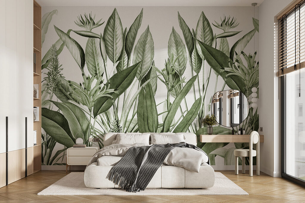 Lush greenery in delicate detail