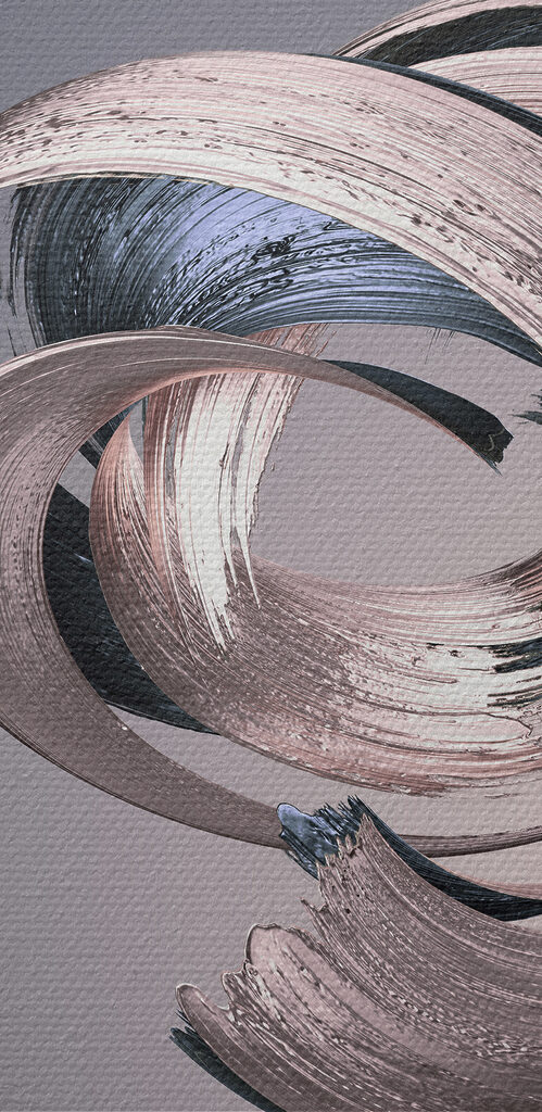 A close up of a swirl