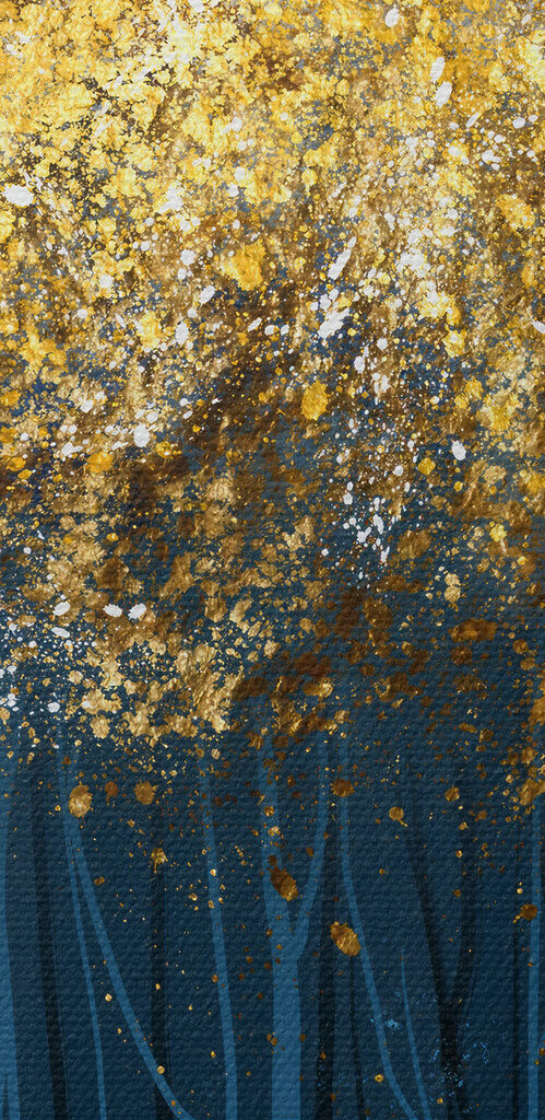 A painting of a tree A painting of a tree