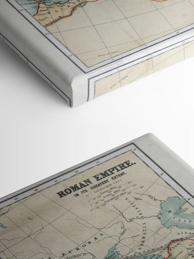 A map of europe with red lines