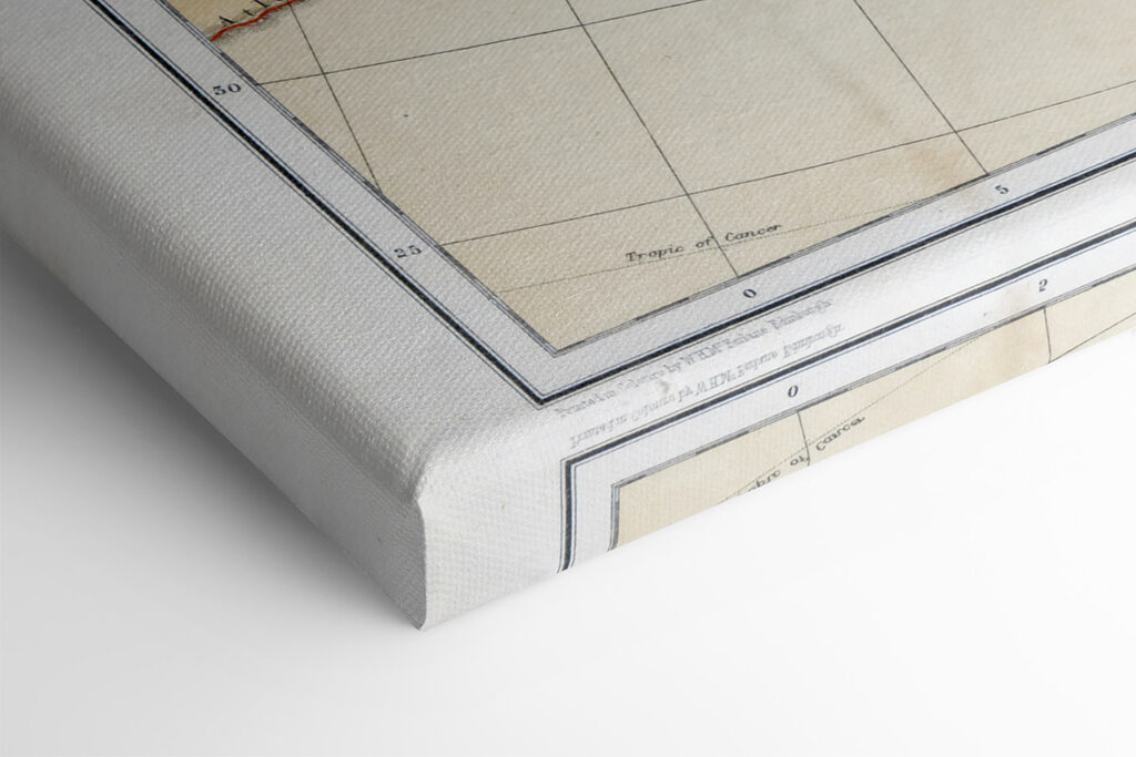 A map of europe with red lines