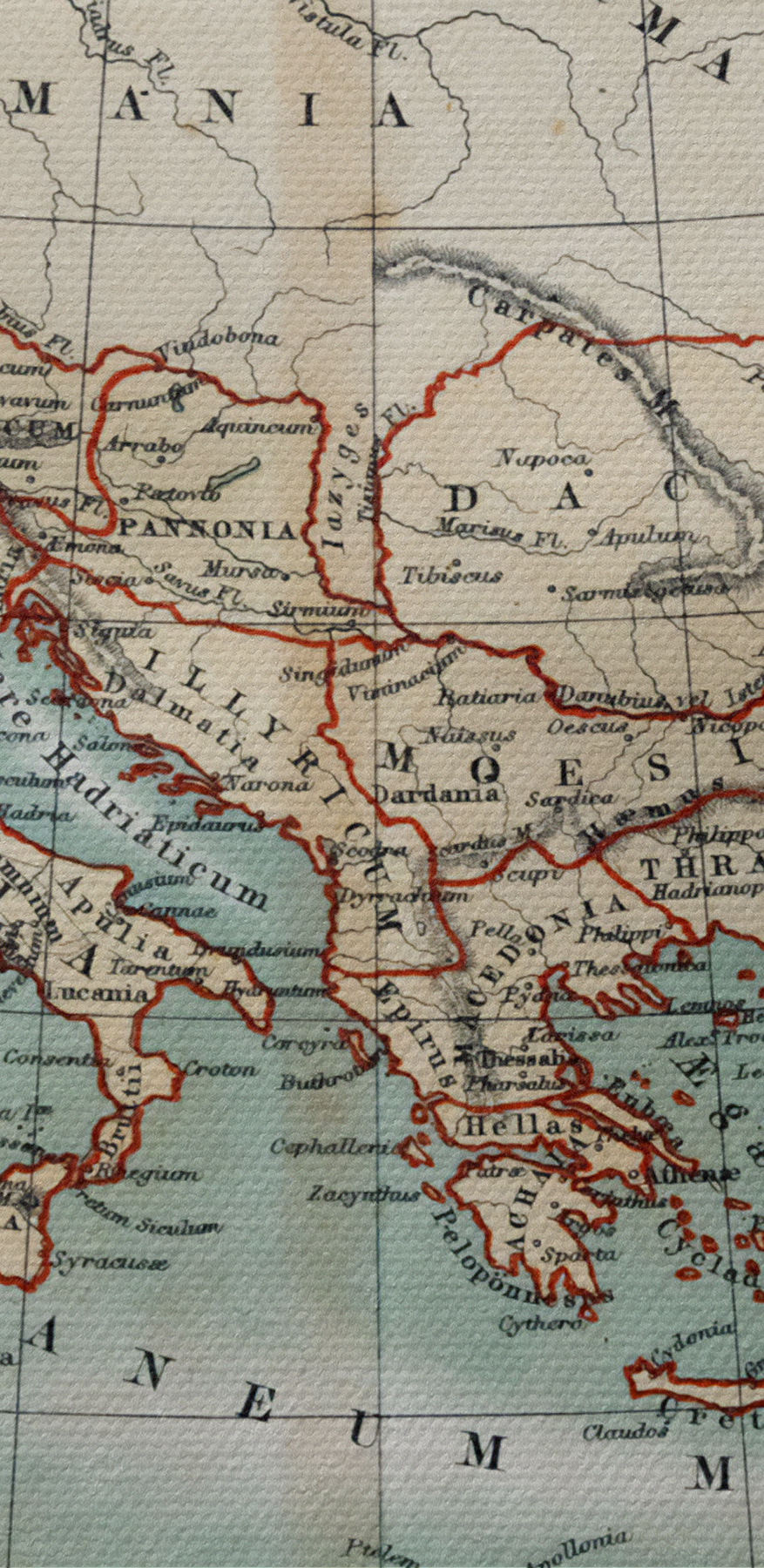Mapa Europy z czerwonymi liniami Mapa Europy z czerwonymi liniami