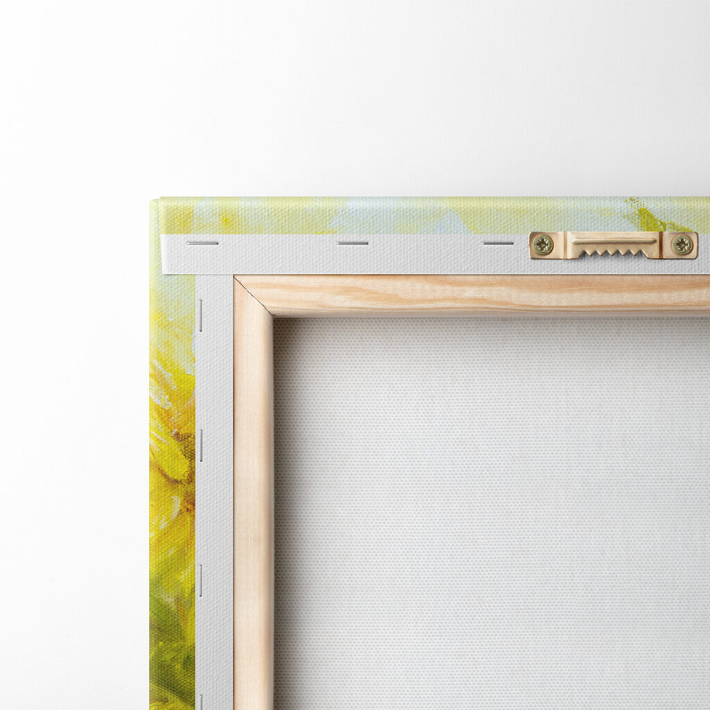 A painting of sunflowers