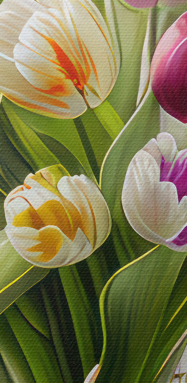 Bukiet tulipanów w szklanym wazonie s31219pzvl 600x1231 - Bukiet tulipanów w szklanym wazonie