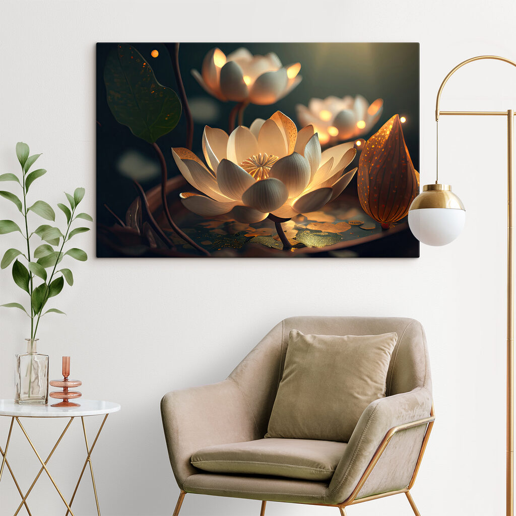 A white flower with yellow specks on it