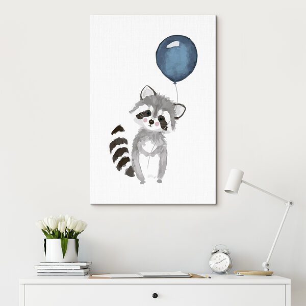 Szop trzymający balon Szop trzymający balon