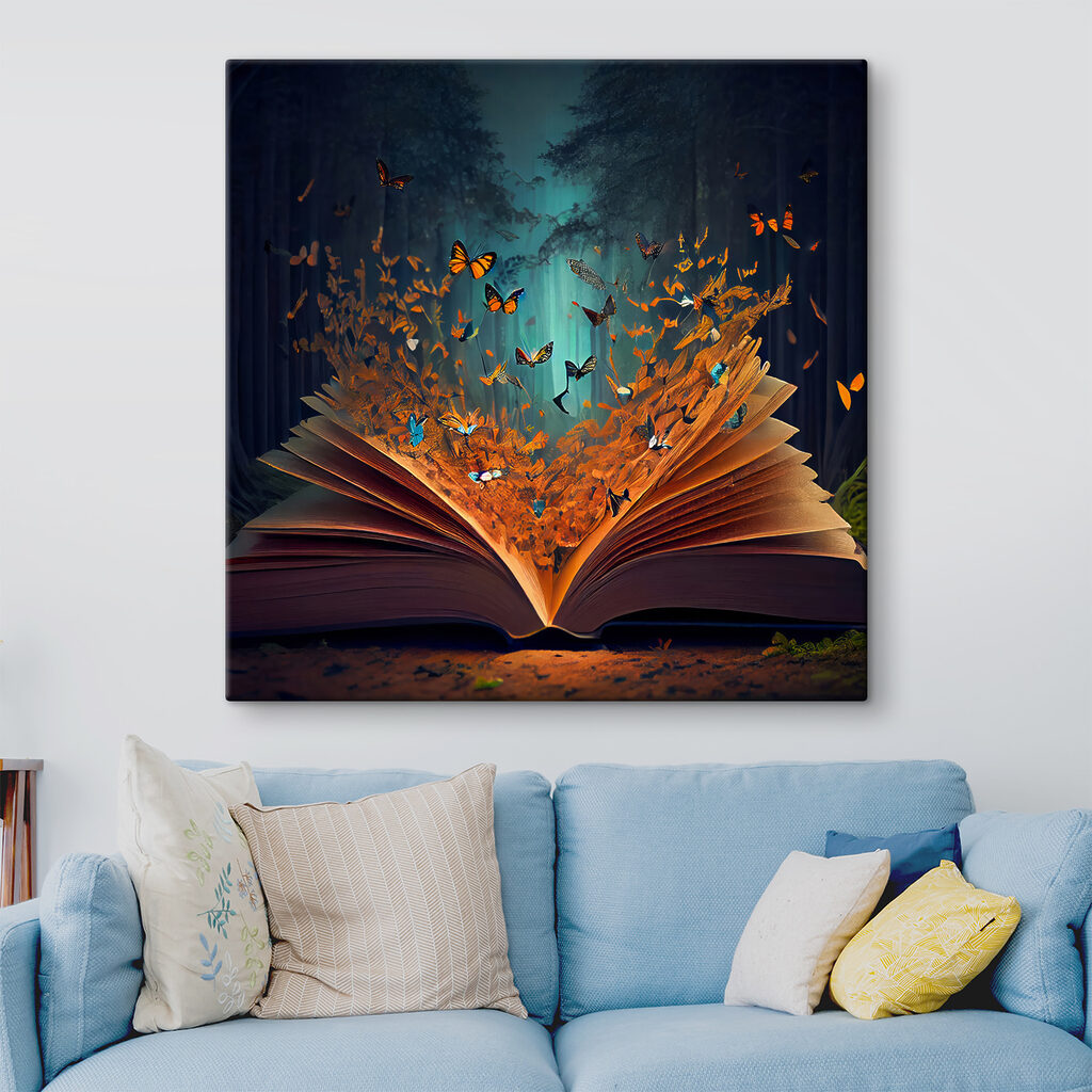 A book with butterflies coming out of it A book with butterflies coming out of it