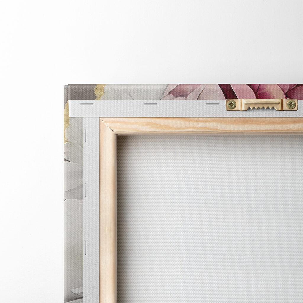 A woman with flowers on her head