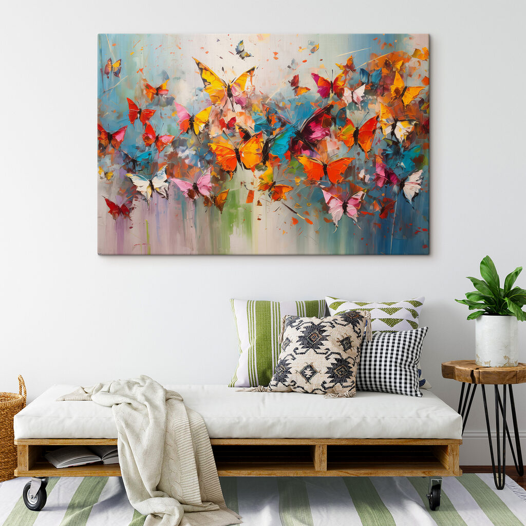 A group of butterflies flying A group of butterflies flying