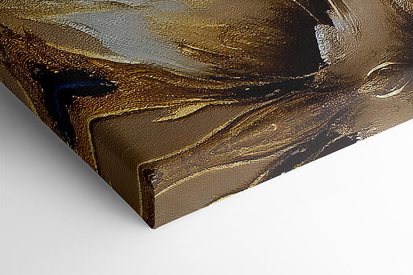 A painting of a flower