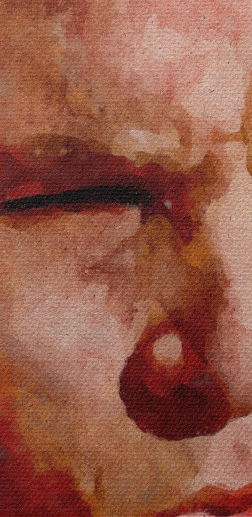 A man making a face