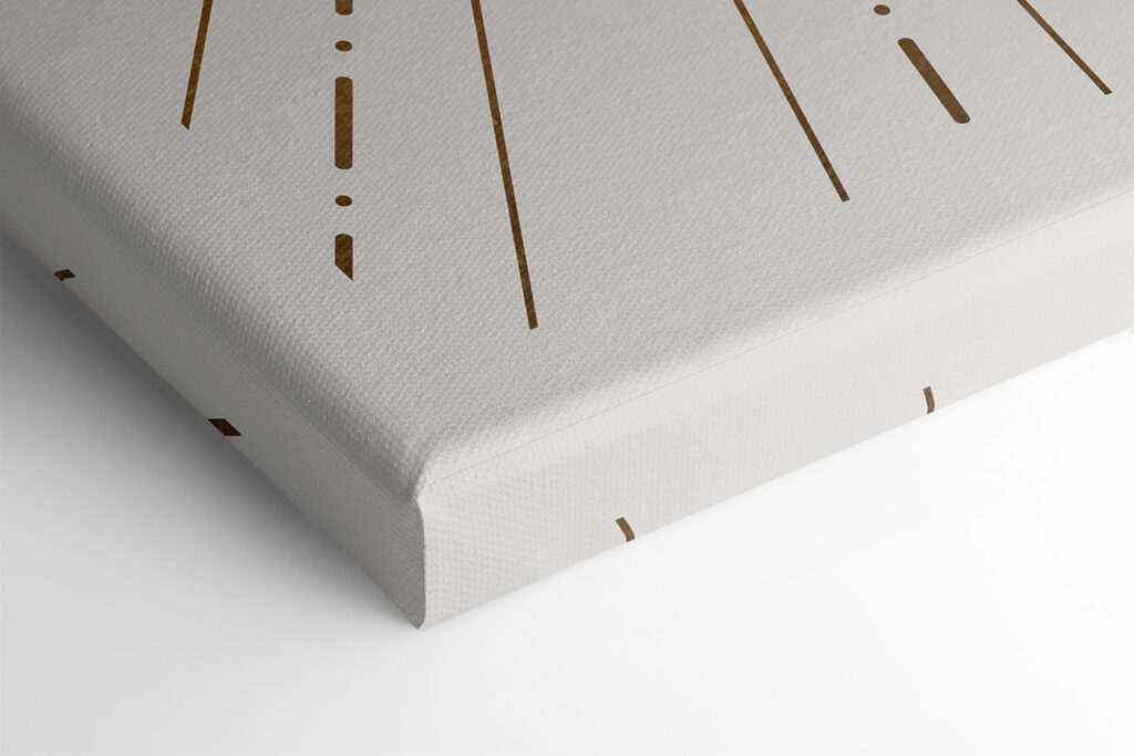 A sun with lines in the center