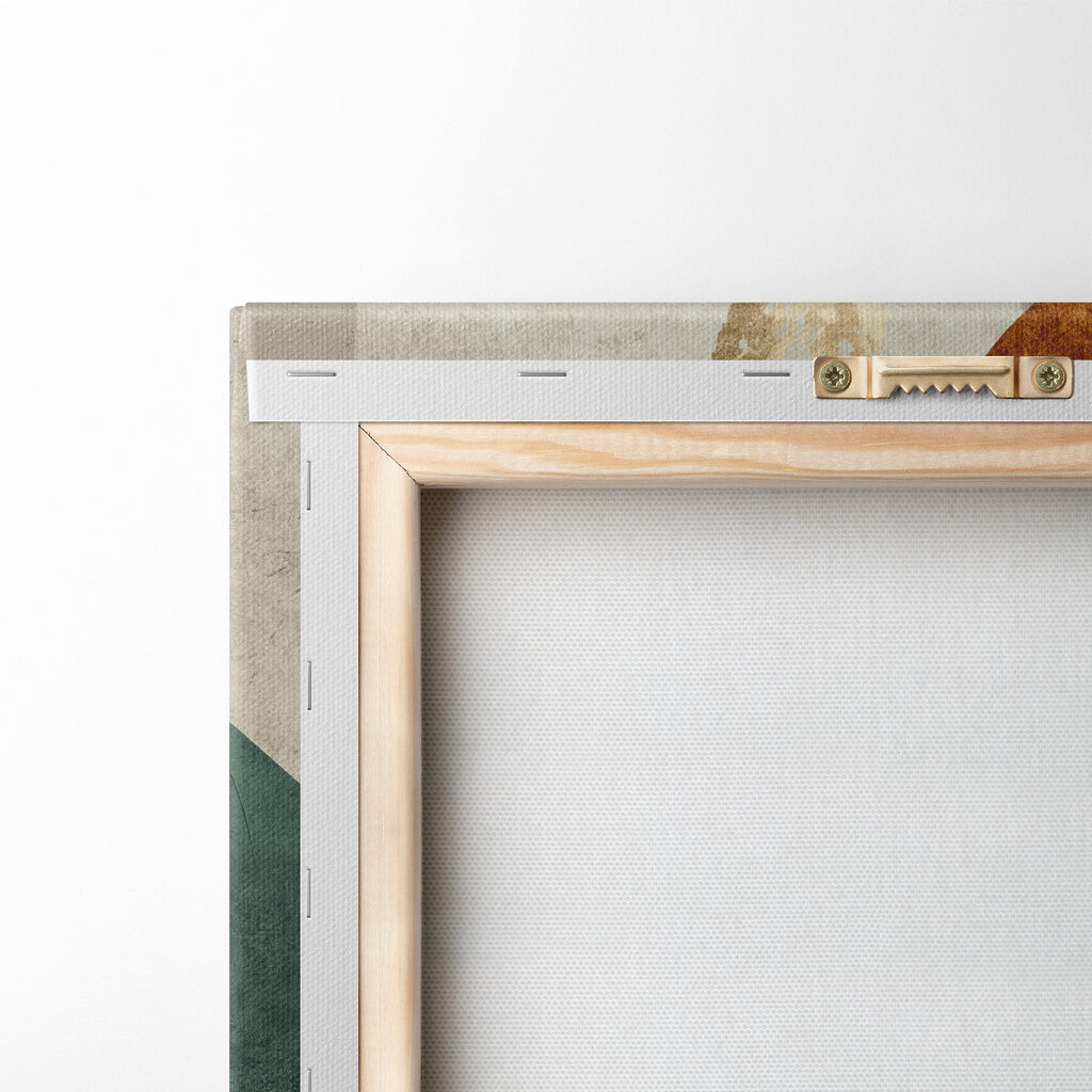 A art piece with a colorful design