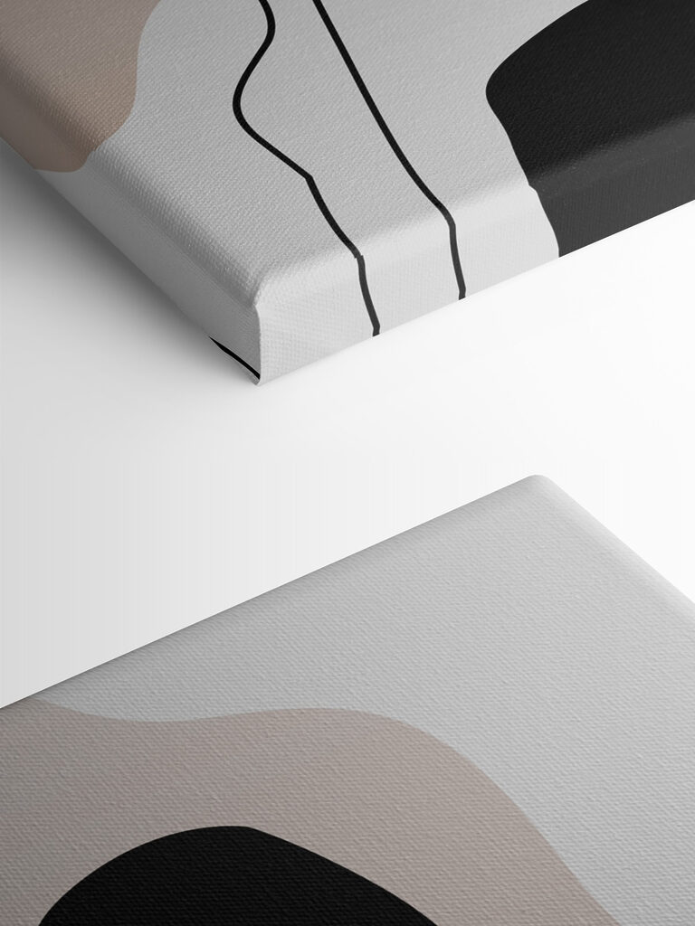 A black and white pattern