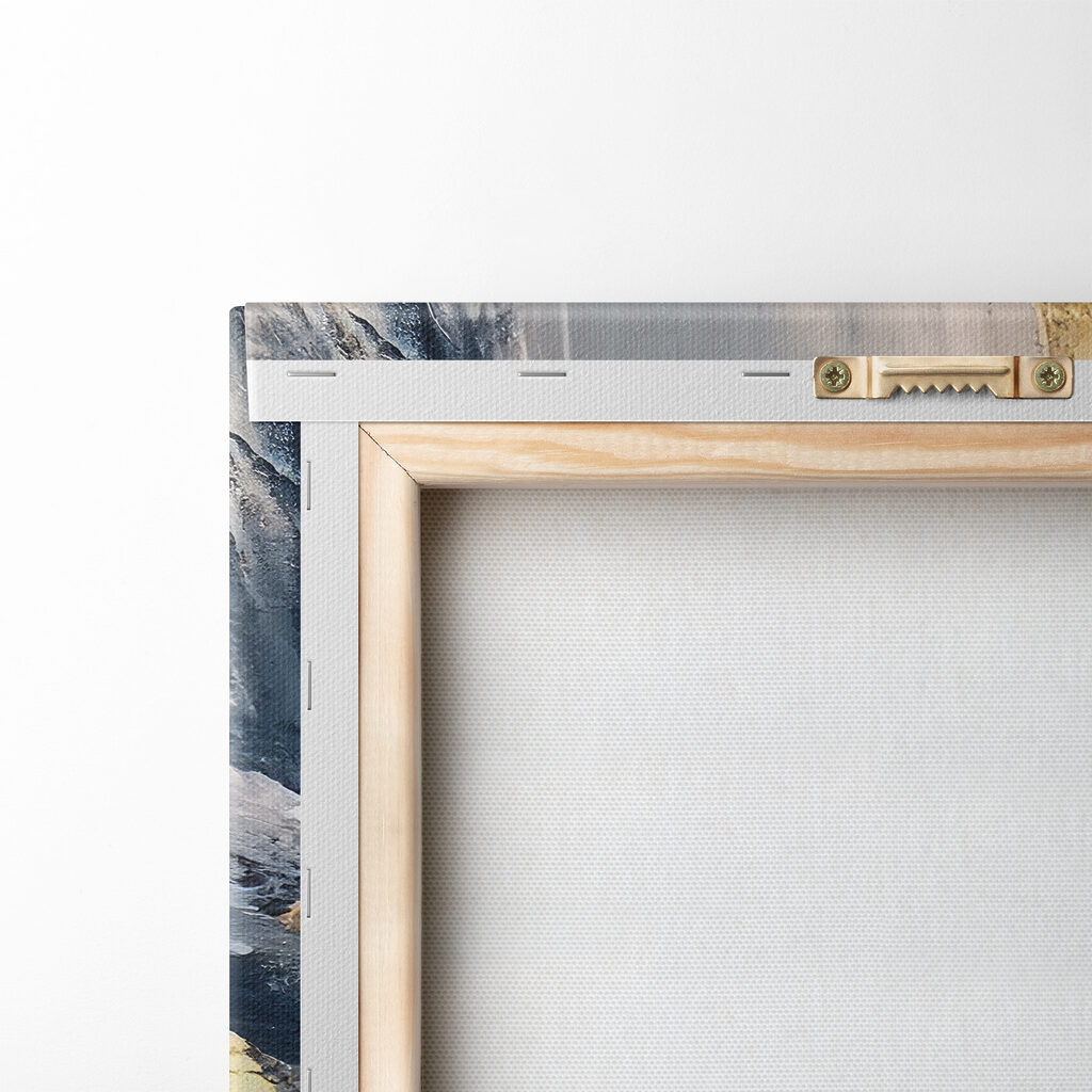 A painting of a flower