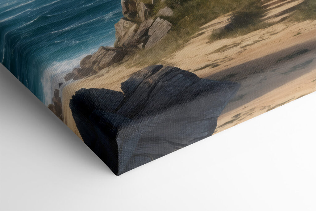 A lighthouse on a rock with Ford Island in the background