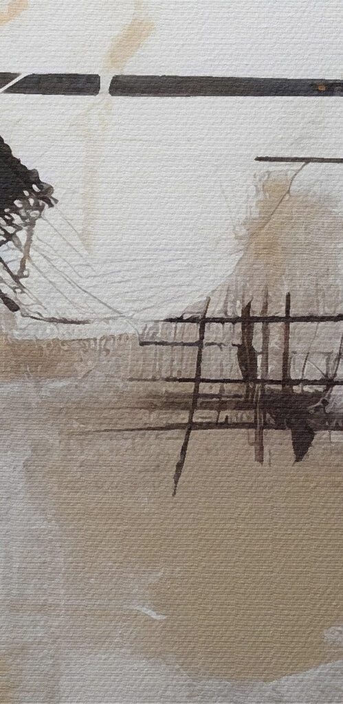 A painting of a landscape A painting of a landscape