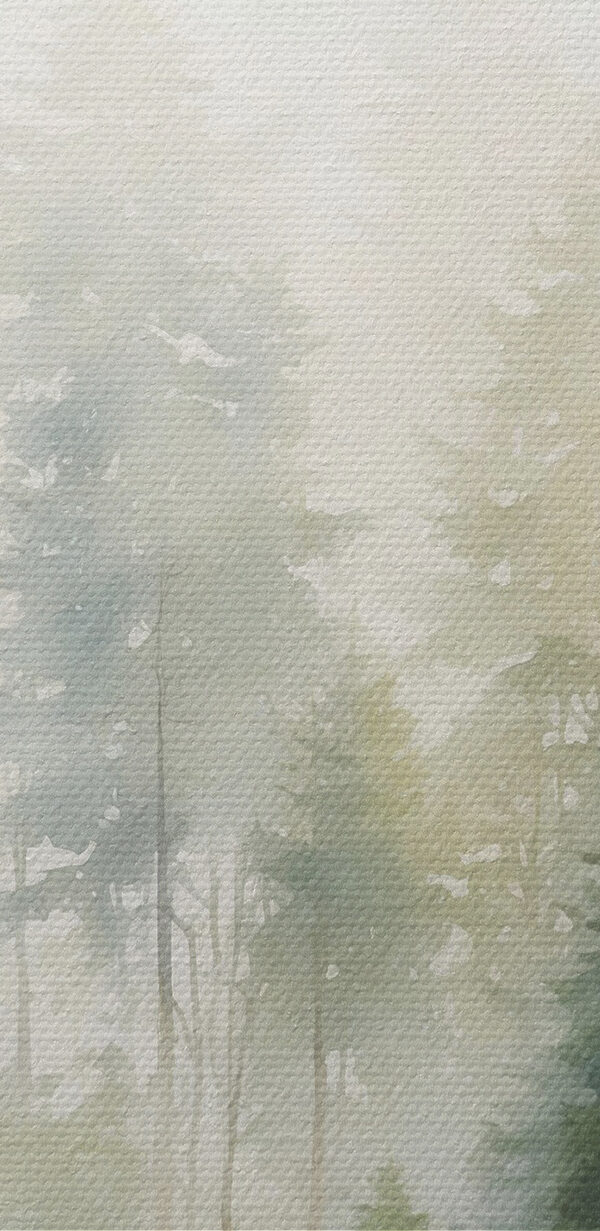 A watercolor of a forest A watercolor of a forest