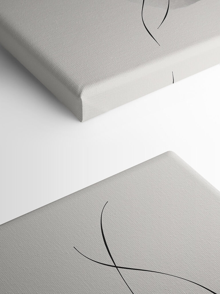 A colorful circles and lines A colorful circles and lines