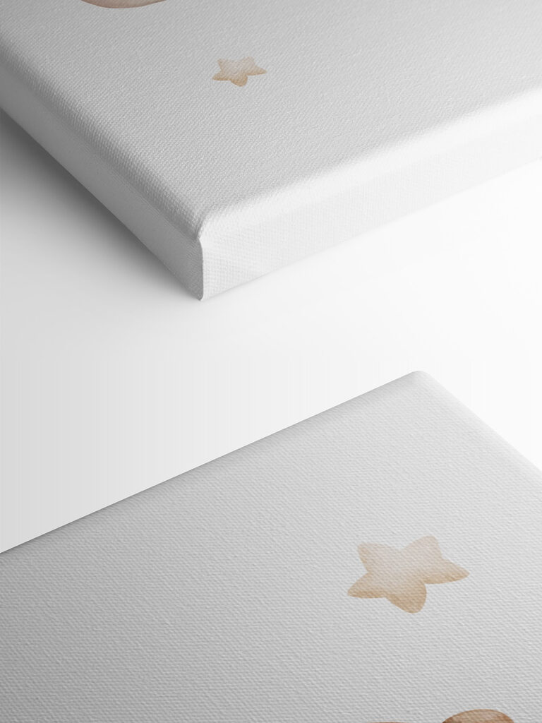 A teddy bear sitting on a cloud