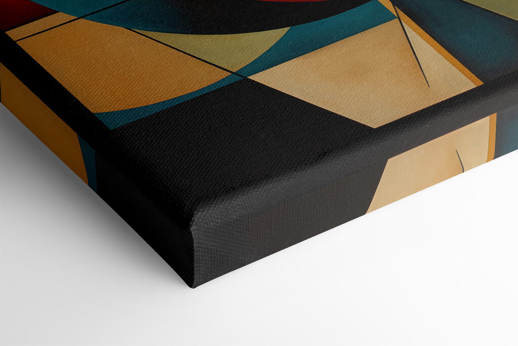 A painting of a circle and a circle