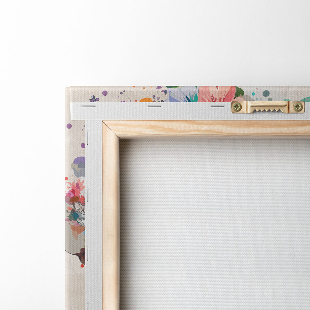 An elephant with flowers and leaves An elephant with flowers and leaves