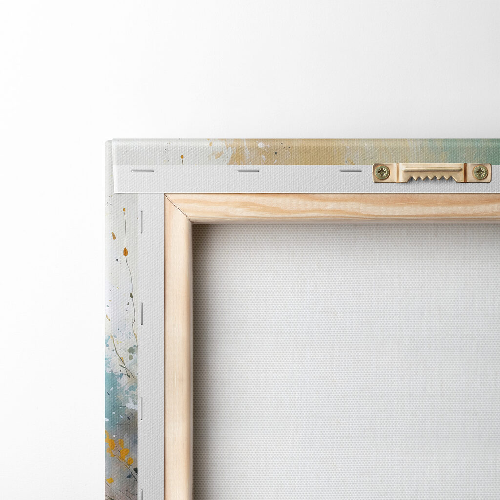 A painting of flowers and leaves A painting of flowers and leaves