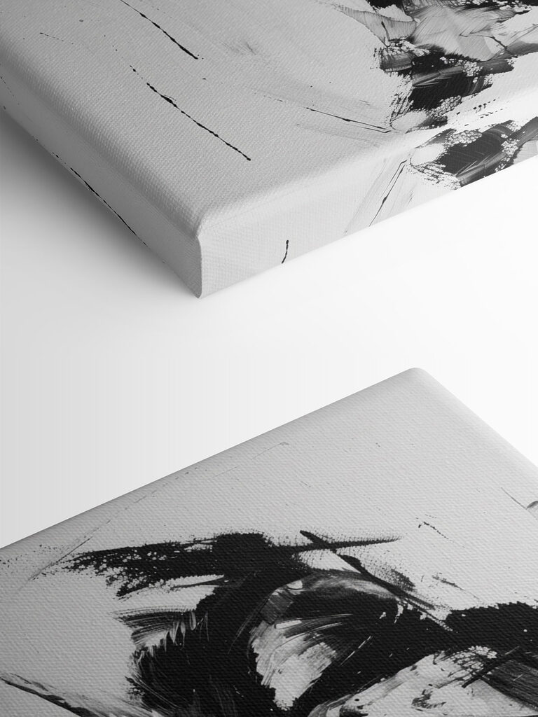 A painting of a woman's face