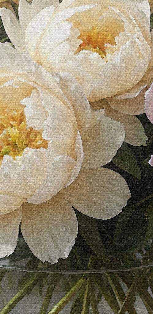 A vase of pink and white flowers A vase of pink and white flowers