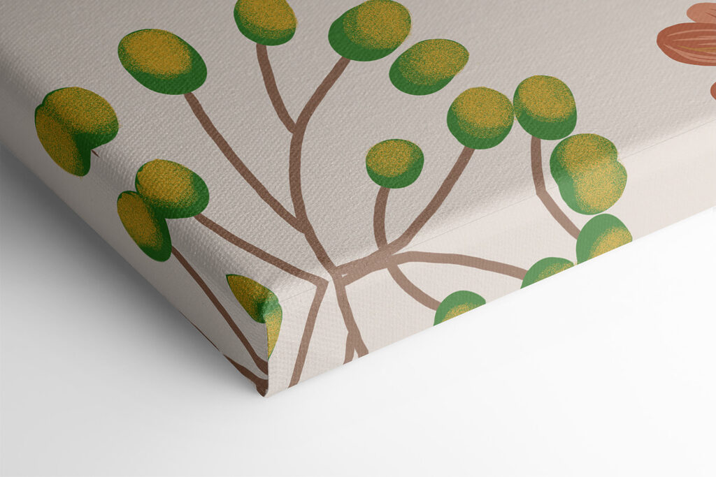 A monkey and bird on a branch