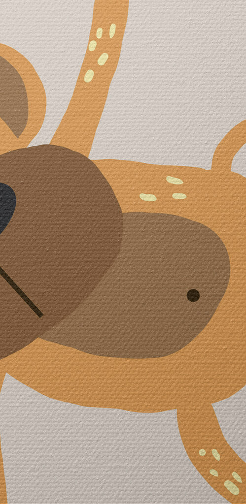 A monkey and bird on a branch