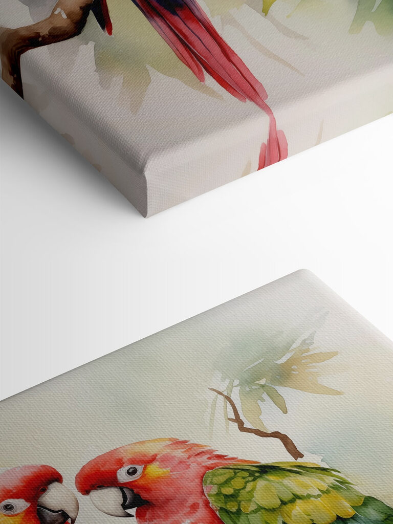 Two birds on a branch