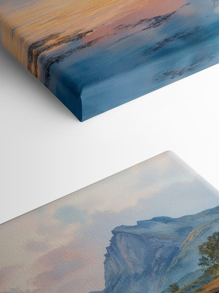 Water with mountains in the background Water with mountains in the background