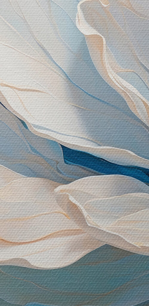 Blossoms in serene pastel hues Blossoms in serene pastel hues