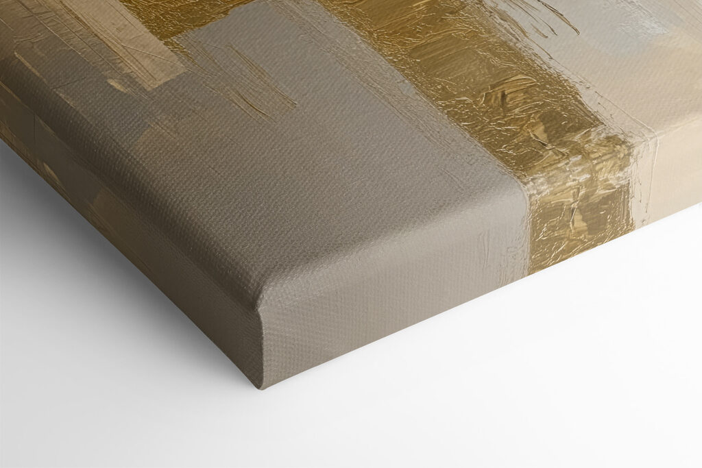 Painting of a city skyline