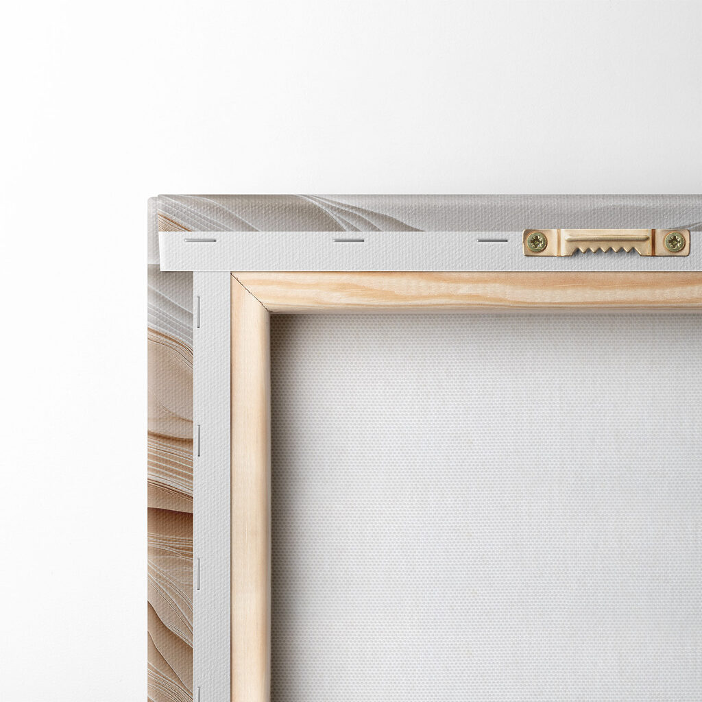 White and brown paper cut shapes