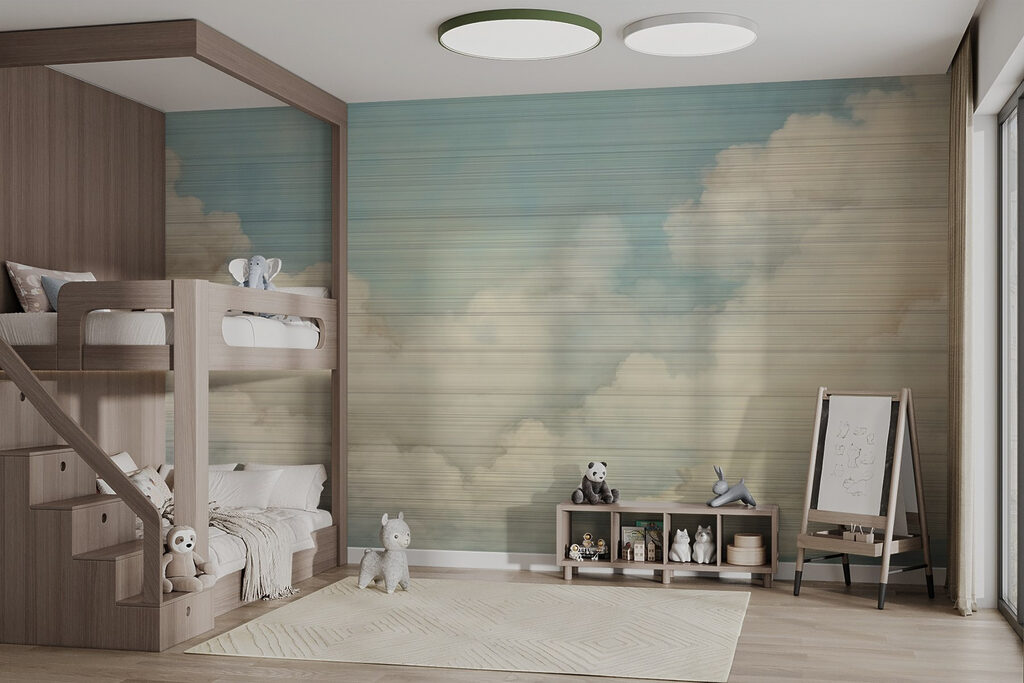 Blue sky with clouds