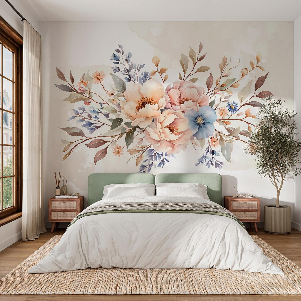 Bouquet of flowers on a white background Bouquet of flowers on a white background