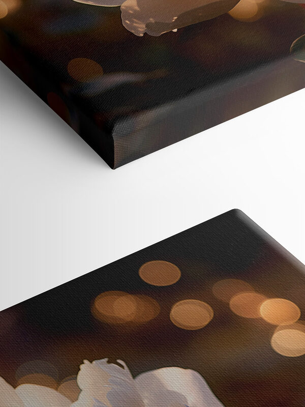 White flower with yellow center