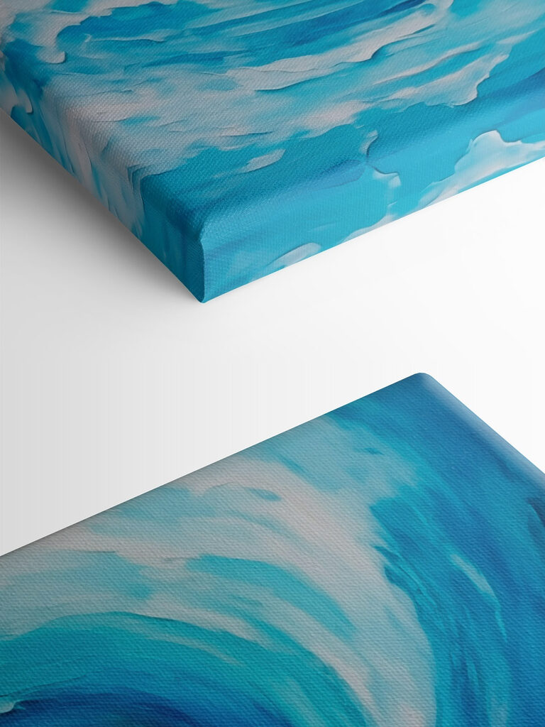 Blue and white swirl Blue and white swirl