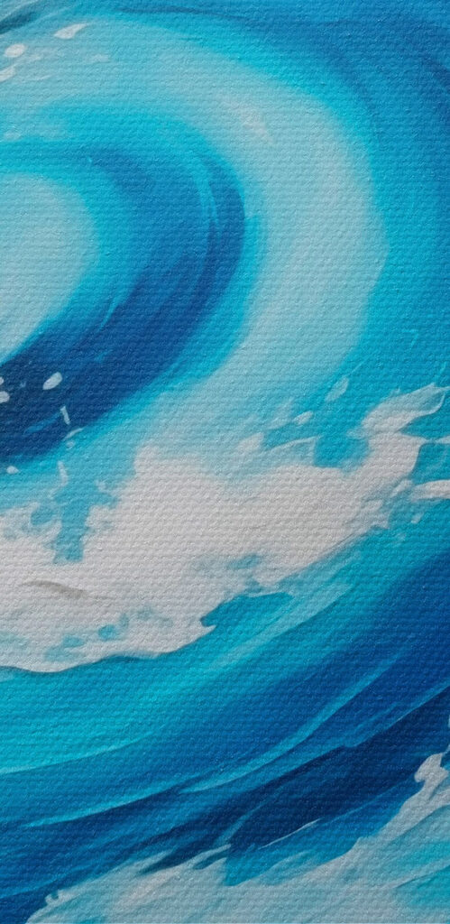 Blue and white swirl Blue and white swirl