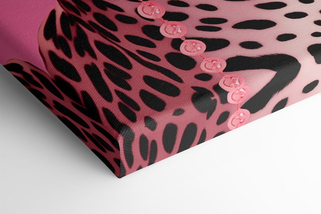 Leopard with a necklace